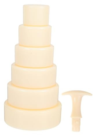 Cabilock Molde Redondo Para Tartaletas y Empanadas De Mano 4-9 Cm, Prensa Para Masa Mango Desmontable, Utensilios De Repostería Para Tartas Francesas, Kit Para Hornear Postres