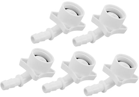 SHINEOFI 5pcs Car Wash Hose Connector Quick Coupler Adapter for Garden Hose Tap Kitchen Sink Portable Washer