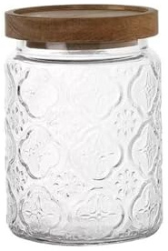 Barattoli da tè in vetro vintage, sigillati per cucina, grande capacità da 700 ml, per frutta secca e snack, elegante soluzione per decorare la casa e conservare gli alimenti