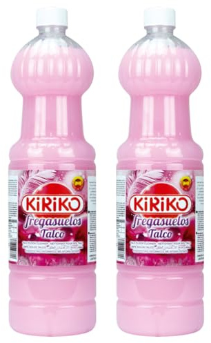 Kiriko Talco Spanish Floor Cleaner 1.5L Powerful Multi-Surface Liquid Floor Cleaner Removes Dirt, Dust, Stains & Bad Odours Fresh Scent Household Spanish Cleaning Essential Product Pack of 2
