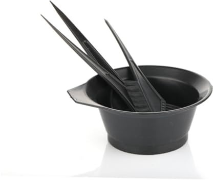 MOTHNUR 4 juegos Peines para Teñir Cabello con Cuencos Reutilizables Cepillos Plásticos Lavables para Salón Profesional y Uso Doméstico Kit Práctico para Aplicación de Tinte Casa