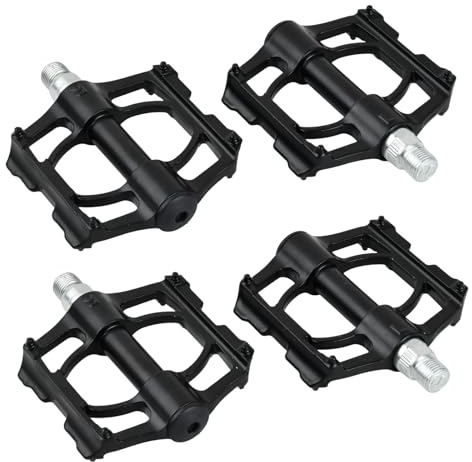 Ziyonix Pedales para Bicicleta de Montaña, Pedales de Aleación de Aluminio Antideslizantes, Pedal de 9/16 Universal para Bicicleta, Pedal de Plataforma Ligero para BMX MTB