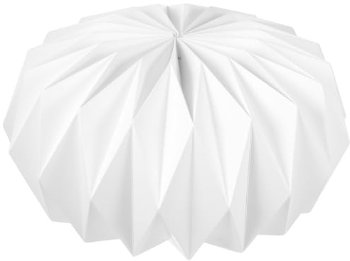 LALADEFIEE Paralume Magnetico in Carta Origami Decorativo per Lampada a Sospensione, Copertura Leggera Ornamentale per Illuminazione Interna, Accessorio Elegante per Arredamento Casa