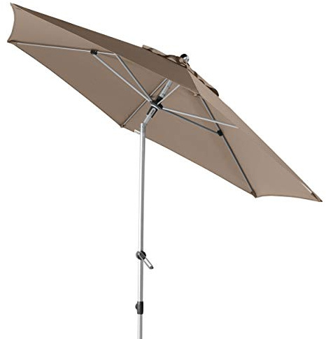 Doppler EXPERT Auto Tilt – Knickbarer Sonnenschirm für Balkon oder Terrasse – Regenabweisend