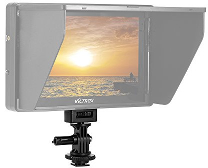 'Andoer Justerbar kall varmsko monteringsadapter med 1/4 skruv för Viltrox DC/DC/DC 50 L132T L116T LED-videolampor