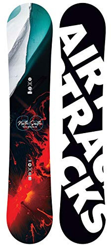 Airtracks Herren Snowboard North South Four Camber Snowboard Wide All Mountain Freestyle Freeride 162 cm
