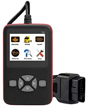 I10D Auto OBD2 Diagnosegerät – Universal KFZ Diagnose Scanner mit CAN Bus & OBDII Unterstützung, Codeleser & Ölgashebel-Positionsanalyse V500