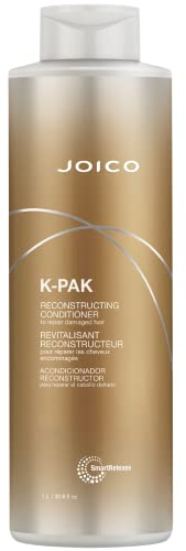Joico K-PAK Daily Reconstructing Conditioner | For Damaged Hair | Restore Shine | Smooth & Detangle | Eliminate Static | With Keratin & Guajava Fruit Extract | 33.8 Fl Oz