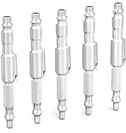 GASHER 5PCS Adjustable Pocket Air Blow Gun with 1/4 I/M Type Plug