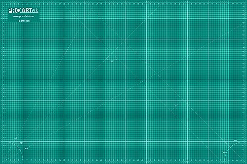 Proartek PK00012 Modell GBM4060 Serie 101,6 x 152,4 cm professionelle Schneidematte, doppelseitig, grün/schwarz, selbstheilend, für Grafik, Hobby, Nähen, Scrapbooking und andere Schneideprojekte