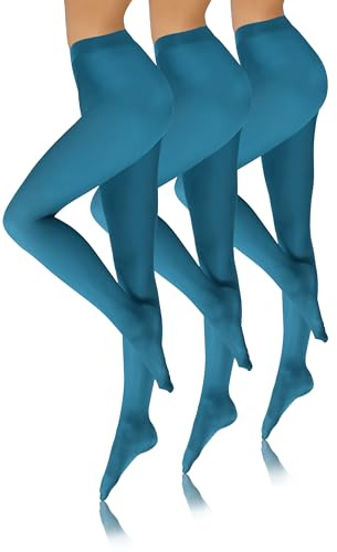 sesto senso strumpfhosen damen 3 pack 40 den Bunte Blickdicht Microfaser