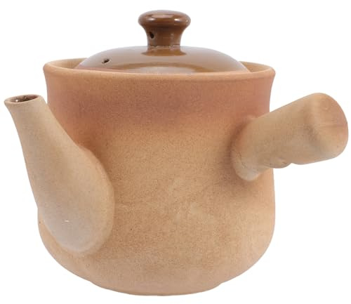 VINTORKY Pot Terre Cuite Traditionnel Pour Préparation De Médecine Casserole Argile Pour Thé Et Soupes Résistant Aux Hautes Températures Pour Cuisson Sur Flamme Directe
