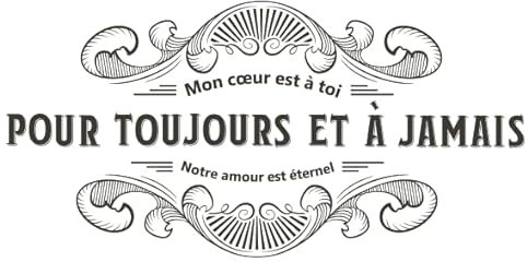 Funistree Couteaux de Cuisine, Cadeau Saint Valentin pour Homme Femme, Couteaux de Chef Acier Inoxydable, Cadeau Gravé pour Mari Son Copain Couple, Je t'aime Cadeau Anniversaire Femme Homme