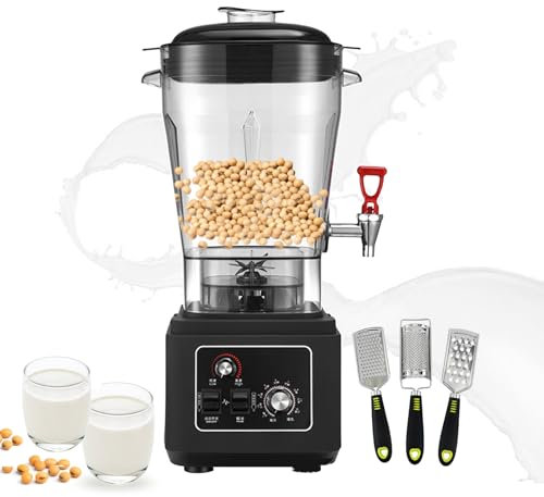 forplubossmmp Batidora De Pie De 2900W, con Pico, Licuadora Y Picadora De Alimentos, con Cubierta Insonorizada, Licuadora Eléctrica para Cocinar Jugos Y Hielo (con 3 Ralladores), 11L, 15L Y 19L,15L