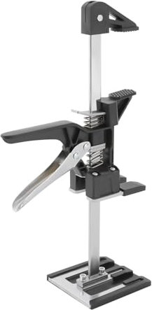 Set di 2 sollevatori per armadi, attrezzi per sollevamento mobili, sollevatori per porte, armadi, attrezzi per sollevamento legno, morsetto di sollevamento, altezza fino a 23 cm