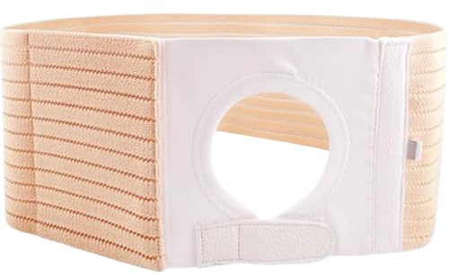 Stomiband För Män Och Kvinnor, Elastiskt Stomibandage, Bekvämt Bukbandage Efter Operation, Justerbart Hål (7,5-8,5 Cm), Förstärkning Av Stomipåsar(Small)