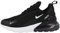 Nike Herren Nike Air Max 270 (Gs) Laufschuhe, Mehrfarbig Black White Anthracite 001, 38.5 EU