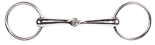 ARBO-INOX Gebiss Wassertrense Edelstahl QHP einfach gebrochen (13,5cm)