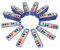 36 Sets of Watercolour Paint Packs with Wood Brushes in 8 Washable Colours