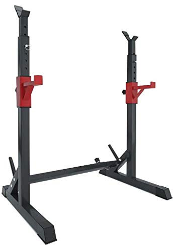 Hantelbänke Bankdrücken Multifunktionsregal Einstellbare Halterung Squat Rack Herren Fitness Langhantel Rack Home Indoor-Fitnessstudio Regale