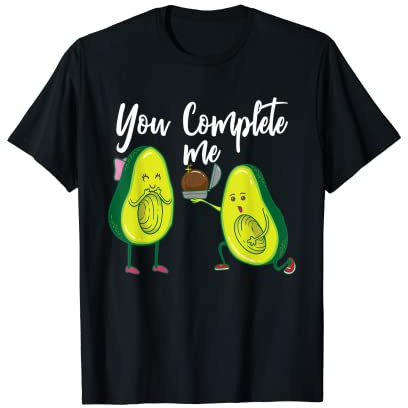 You Complete Me Vegan Coppia Will You Merry Me Maglietta