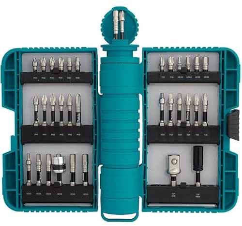 Makita E-14180 XPS Schlagschrauber-Bit-Set (35-teilig), 25/50/75 mm Größe