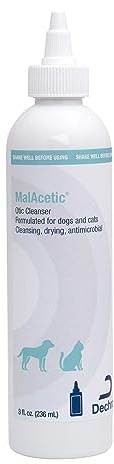 Malacetic Otic Cleanser for Dogs and Cats, 8 fl oz