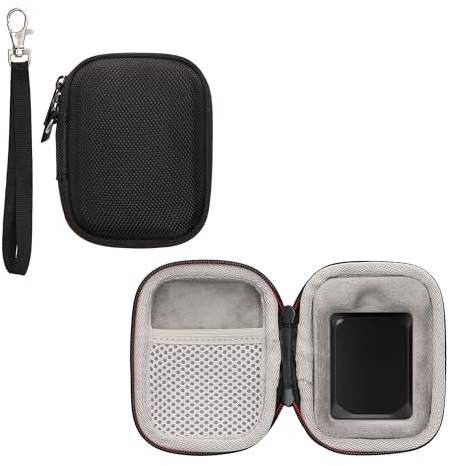 kwmobile Funda para Disco Duro Compatible con Crucial X10 Pro SSD/Crucial X9 Pro SSD - Estuche para Hard Drive SSD - Negro