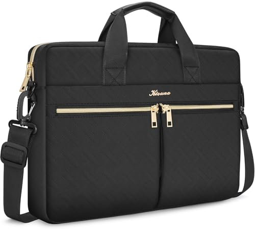 KIZUNA 14 Zoll Laptoptasche Laptop Notebook Tasche Hülle für MacBook Air 15 M3/14 Lenovo IdeaPad Flex 5/14 IdeaPad 3i & Slim 3i/Yoga Slim 7 Pro X/HP EliteBook 840 G5/Dell Sleeve Bag Case,Schwarz