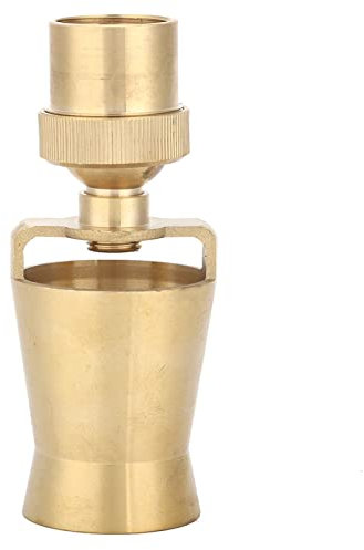 Fountain Nozzle, Water Fountain Nozzle, Pond Sprinkler Head, Brass Water Fountain Nozzle, G1in DN25 Cedar Shaped Water Fountain Nozzle Spray Pond Sprinkler Head Waterscape Decor