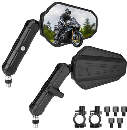Spiegel Lenkerende Motorradspiegel M8 M10 Bolzen Lenkerspiegel Universal Motorrad Rückspiegel