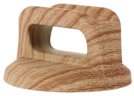ABOOFAN Pot Lid Top Replacement Knob Wood Printed Bakelite Kitchen Pan Lid Handle Holding Pan for Casserole Kettle Cover Cookware Saucepan Light Brown