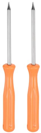 QUARKZMAN 2pz Cacciavite Torx T4 Lunghezza 4 Acciaio Carbonio Non Magnetica Sicurezza Stella Cacciavite Precisione Testa 6 Punte Manico Antiscivolo per Riparazione Elettrodomestici, Giallo