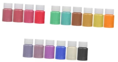 SEWACC Flaschen Perlglanzpulver Nailart Kosmetikpulver Epoxy-art-puder Nagelpulver Diy Bastelbedarf