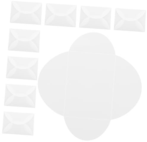 Lurrose 20 Stk Umschlag Leere Umschläge Einladungstaschen Für Die Brautparty 5 x 7 Kartenumschläge Briefumschläge Kartenumschläge 5x7 Grußumschläge Hochzeitseinladungen Weiß Papier