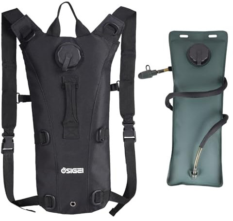 OSIGEI Trinkrucksack mit 3L Wassertank – Auslaufsicherer Trinkbeutel, Leichtes Design & Ergonomisch Verstellbar für Wandern, Radfahren, Fitness – Ideal für Outdoor-Fans, Sportler und Reisende