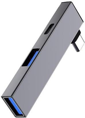 Hub USB C divisor tipo C a tipo C y adaptador de 2 puertos USB con funcionalidad Plug and Play para todas las plataformas