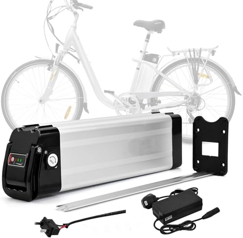 Batterie de vélo électrique 36V 10Ah Batterie Ebike 36V 10AH 5 épingles Haute Puissance avec Chargeur Batteries pour vélo 36V pour 250W 350W 400W 500W 800W 1000W Motor