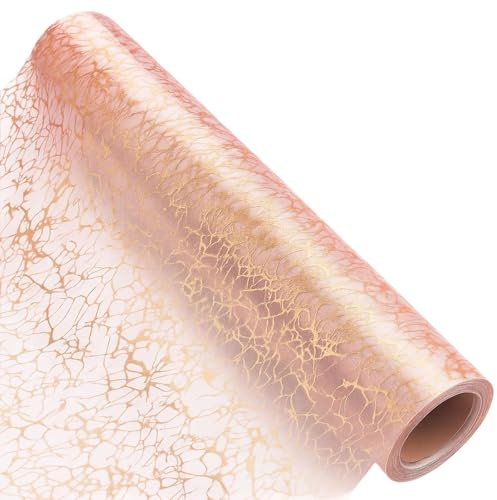 28cm x 275cm Tischläufer Rosa, Glänzender Rosegold Tischläufer aus Polyester für Hochzeiten, Geburtstage und Taufen, Elegante Tischdeko für Festliche Anlässe Babypartys, Hochzeiten