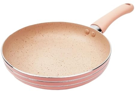 ZHSOAO Non-stick Frying Pan Mini Egg pan Breakfast Omelet Pans Skillet Pancake Home Induction Gas Stove Saucepan Kitchen Cookware For Fried Egg(Pink)
