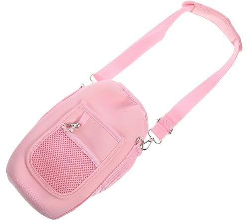 SOPOTUTU Pochette pour Gourde avec Bandoulière Étui Protecteur Portable Néoprène Isolant pour Bouteille Eau Adapté Randonnée et Camping Protège la Chaleur