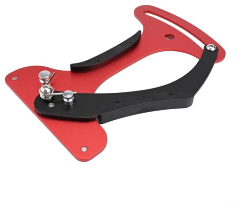 Oniissy Misuratore di tensione dei raggi con struttura in lega di alluminio, per riparazione e manutenzione delle ruote della bici (rosso)
