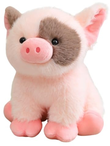 Pink Pig Plush Toy, Cute Pig Stuffed Animal Doll for Kids Adults, Cartoon Animal Soft Toy, Soft Comfortable Hugging Pillow for Home Sofa Bedroom Decoration