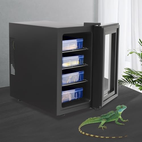 Intelligent Reptile Incubator 23L, Digital Lab Reptile Egg Incubator, Reptile Scientific Lab Incubator for Turtle Lizard Snake with LED Screen 50-104°F Adjustable Temperature ±34.7°F Accuracy