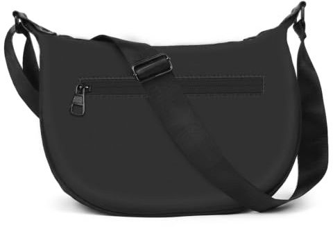 Adiwo Borsa a Tracolla da Donna a Mezza Luna Halfmoon, Tinta borsa per gnocchi con tracolla regolabile, Crossbody Bag per Shopping Viaggio Festa Lavoro