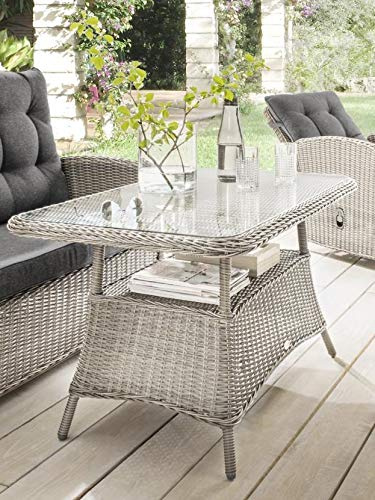 Destiny Gartentisch Casa/Merano 120x77x66cm, Vintage weiß