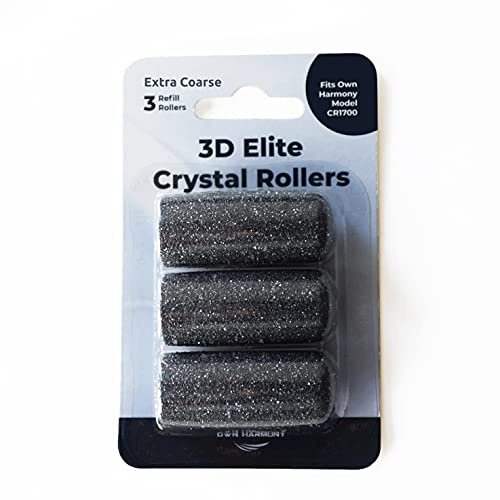 Extra grova refill-rullar från Own Harmony, för den elektriska förhårdnadsborttagaren CR1700: Professionell fotvård för hälsosamma fötter – bästa pedikyrfilverktygen – 3-pack refill-rullar, extra