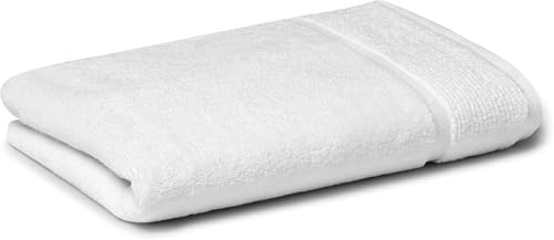 Panda® Bamboo Towel | Soft & Fluffy Organic Bamboo & Cotton | Super Absorbent & Quick Drying | Perfect for Sensitive Skin (Pure White, Hand Towel)