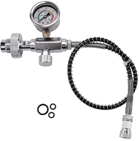 PCP Ladeadapter für Tauchflaschen mit Adapter DIN G5/8 und 50 cm Federschlauch