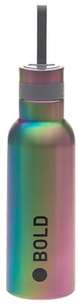 LÄSSIG Bold Kinder Trinkflasche 750 ml Edelstahl BPA-frei/School Bottle Stainless Steel Bold rainbow